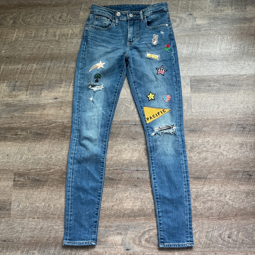 Levi’s 721 High Rise Skinny Jeans Montana Sky 25